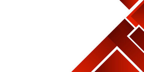 Abstract white square shape with futuristic concept background with red and maroon decoration