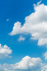 Blue sky and white clouds