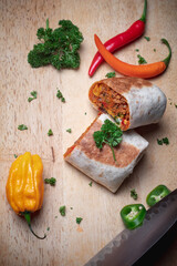 Burrito Time! Homemade traditional burrito's made with love and with friends! 