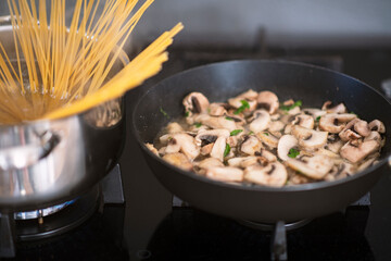 Cooking pasta