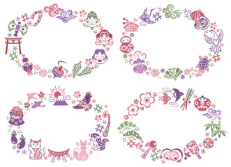 お正月・縁起物　フレームセット