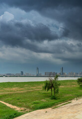 Urban Scenery of Nanchang New District,jiangxi,china