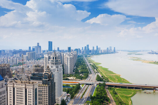 Panoramic picture of China nanchang © gjp311