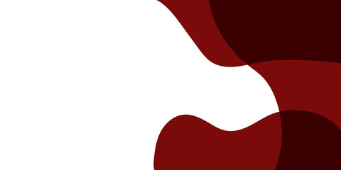 Geometric red white curve liquid flat presentation background 