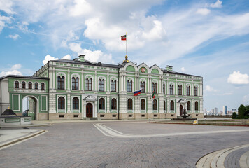 Naklejka premium The Governor's Palace / Presidential palace on the territory of the Kazan Kremlin