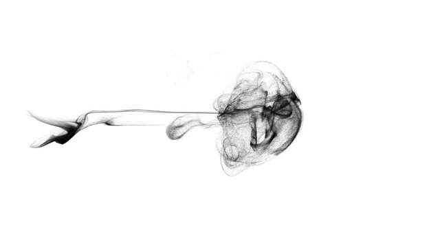 3D rendered video looks like smoke on black background.