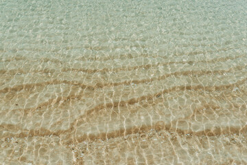Fototapeta na wymiar Crystal clear water beach wallpaper in Mornington Peninsula, Australia.