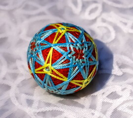 Japanese balloon happiness is a decorative ball of yarn