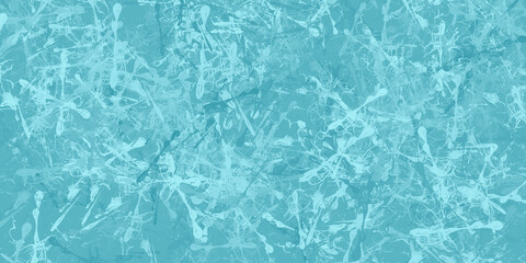 blue abstract acrylic background with brush strokes and splashes	