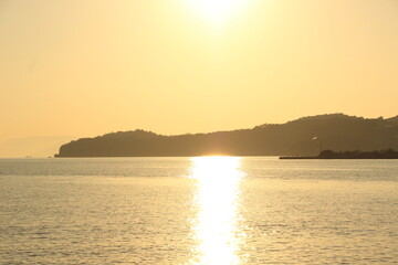 Fototapeta premium 夕暮れの小豆島