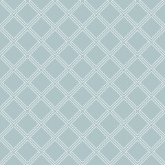 Geometric abstract pattern. Geometric modern light blue and white ornament. Seamless modern background
