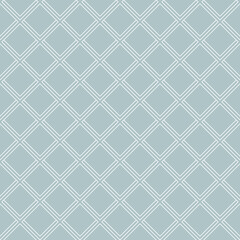 Geometric abstract pattern. Geometric modern light blue and white ornament. Seamless modern background