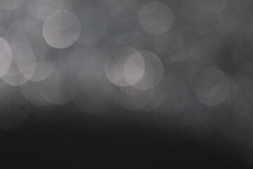 bokeh of lights on black background