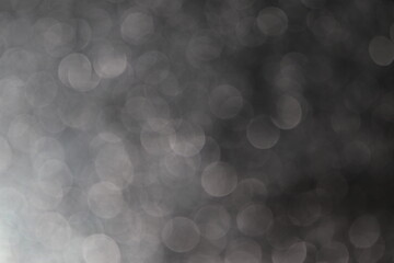 bokeh of lights on black background