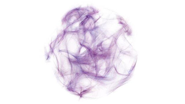 3D rendered video looks like smoke on black background.