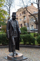 Emperor Franz Joseph I monument in Chernivtsi Ukraine