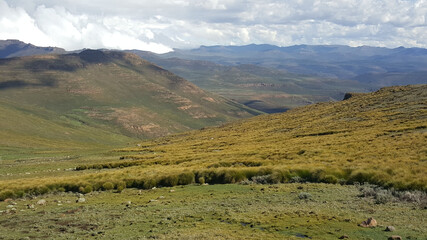Mountain landcape scenery