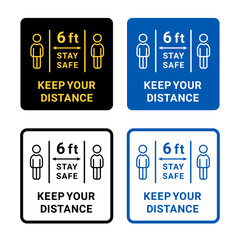 Keep your distance.