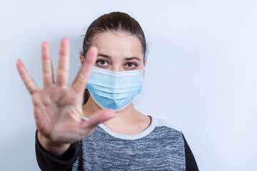 Keep the distance. Stop epidemic. Stop the virus.