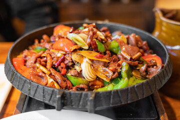 stew with vegetables