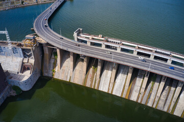 Dnieper hydroelectric power station in Zaporozhye