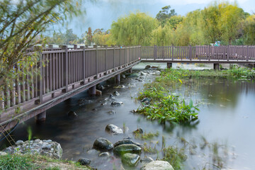 bridge over the river