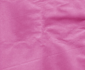pink color craft paper with wrinckles surface.