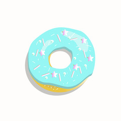 donut isolated on white