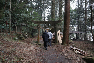 Fototapeta na wymiar torii gate in japan