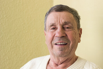 Portrait of a smiling senior man