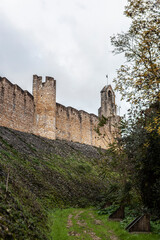 The walls around the Castle of Tomar