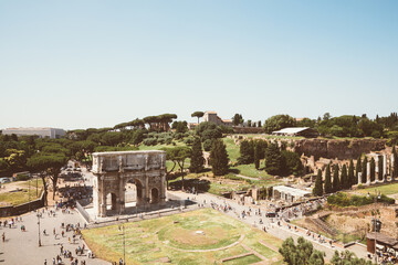 Triumphal Arch of Constantine in Rome