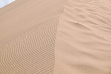 Singing dune (Sand dune) in the Altyn Emel Nationalpark, Kazakhstan