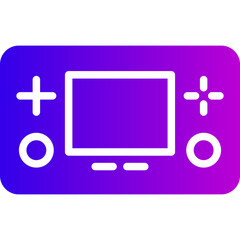 Obraz premium Video console icon vector