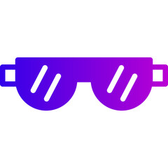 Obraz premium Virtual reality glasses icon