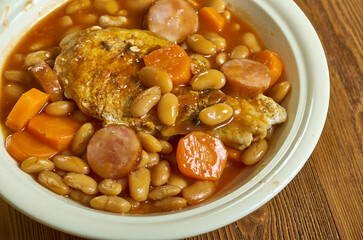 British pork cassoulet