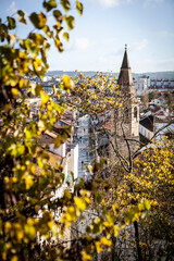 View from the Castle of Tomar over the city
