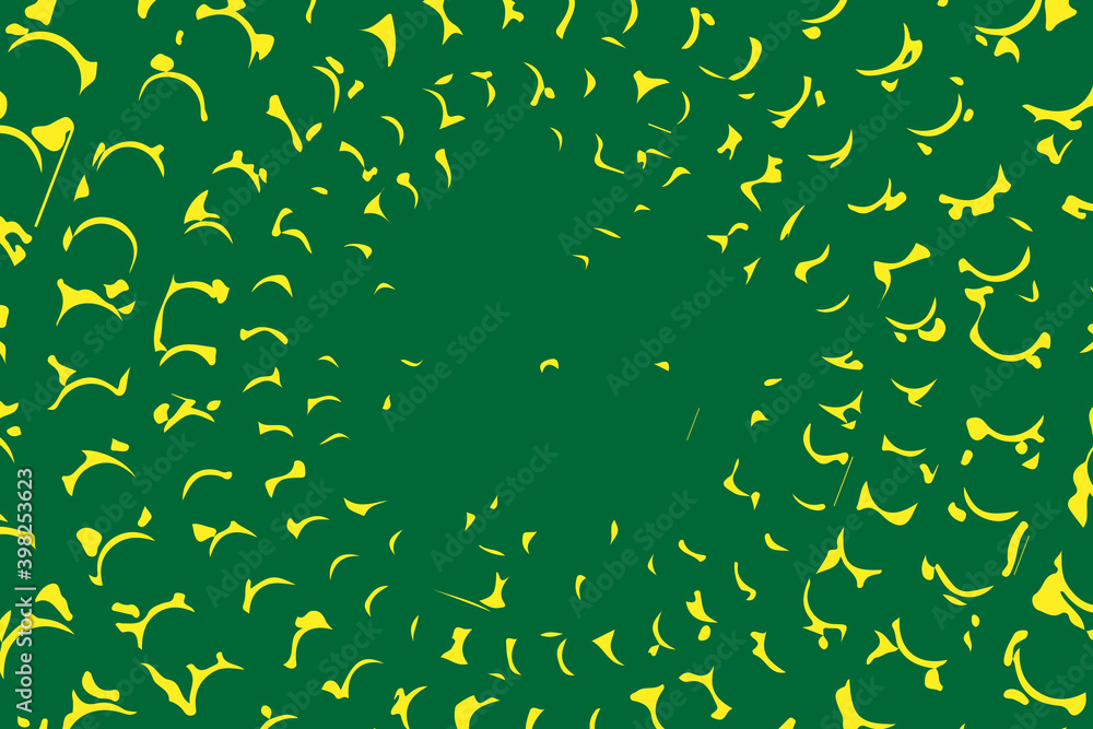 Poster colorful paint brush strokes. pattern with spots and blobs of paint or ink. vector hand drawn textur