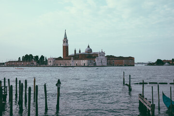Panoramic view of Laguna Veneta of Venice and San Giorgio Maggiore Island