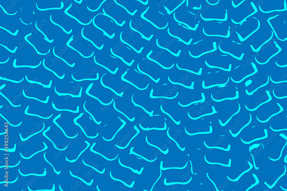 Poster colorful paint brush strokes. pattern with spots and blobs of paint or ink. vector hand drawn textur