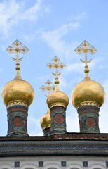 The domes of the Kremlin Church