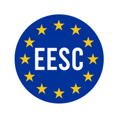 EESC European economic and social committee sign illustration 