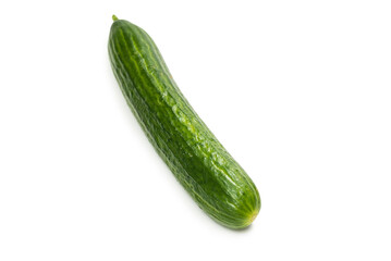 Cucumber isolated on white background.
