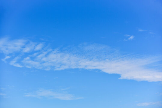 Blue sky and white clouds beautiful © TawanSaklay