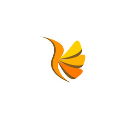Bird logo with modern style, Suitable for identity logos with bird themes