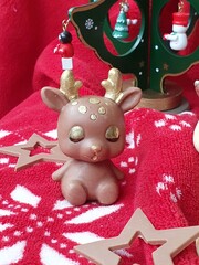 santa claus and reindeer