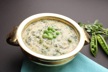 Methi Malai Mutter, Indian food, India