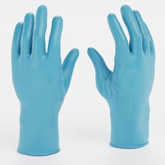 Realistic 3D Render of Latex Gloves