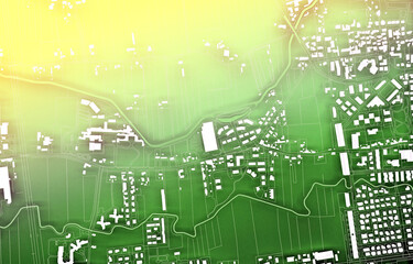 cartography map city