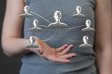 team hierarchy connection group digital